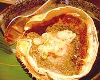 海鮮山蟹味噌焼き
